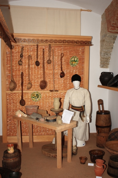 Interior de casa traditionala- Muzeul Etnografic Botosani