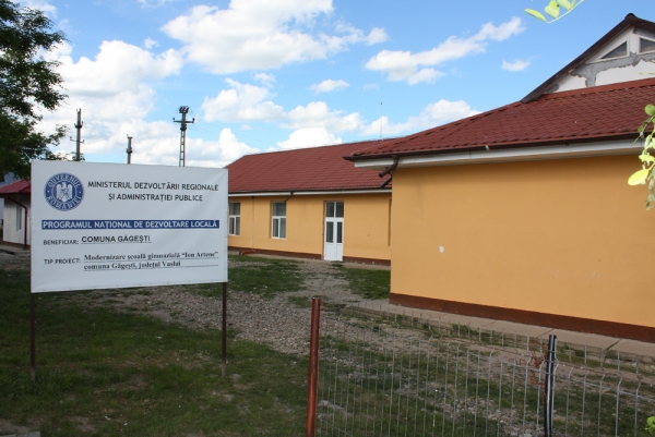 Modernizare școală sat Găgești - finanțat prin PNDL