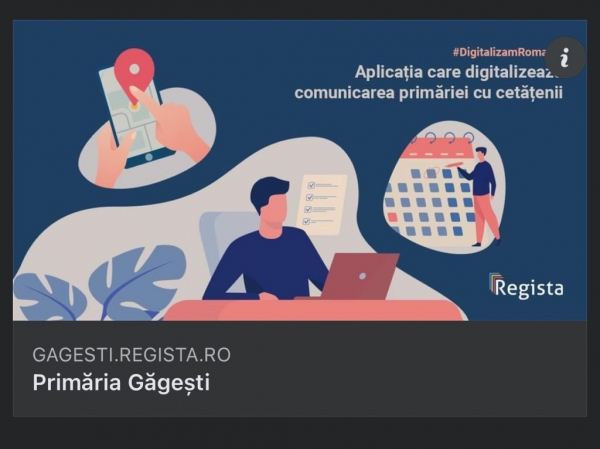 Digitalizare Primăria Găgești, Județul Vaslui