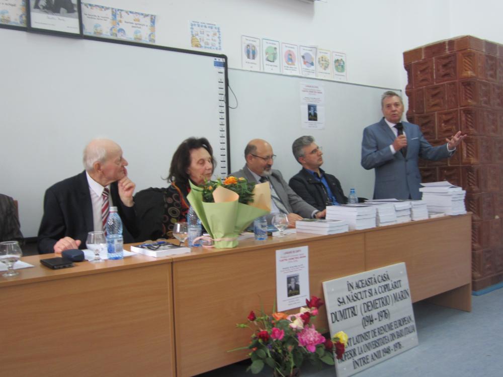 19 mai 2024 - Lansare de carte Profesorul universitar doctor Dumitru (Demetrio) Marin (1914-1976)