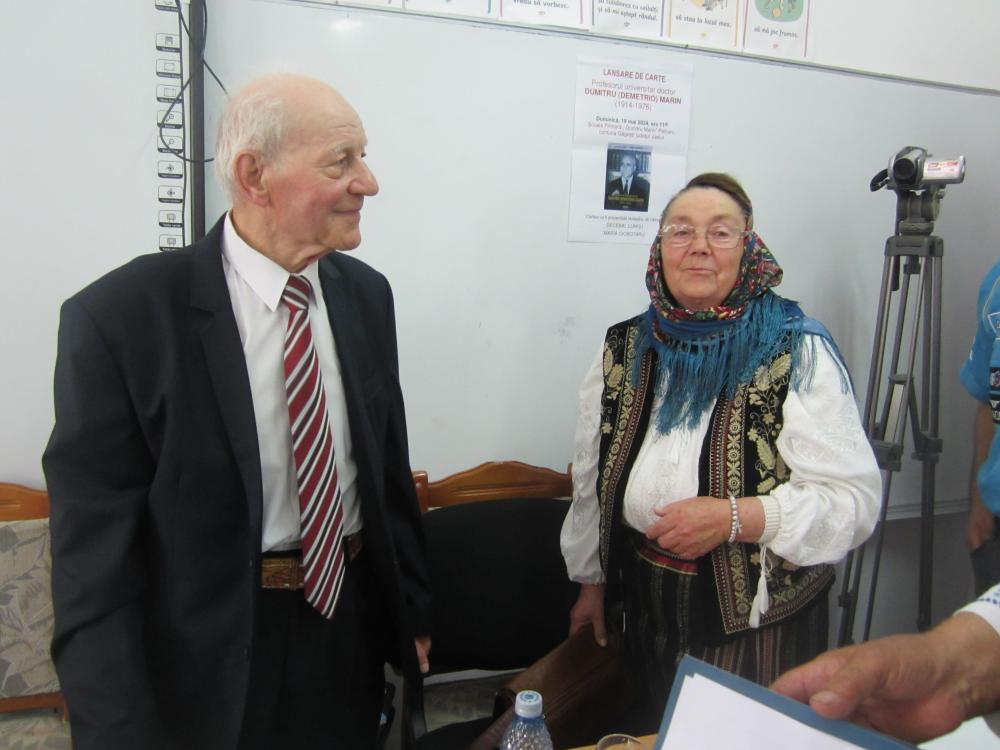 19 mai 2024 - Lansare de carte Profesorul universitar doctor Dumitru (Demetrio) Marin (1914-1976)