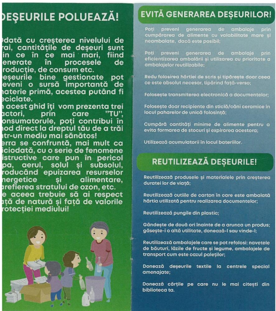 Informații privind colectarea selectivă a deșeurilor în comuna Găgești