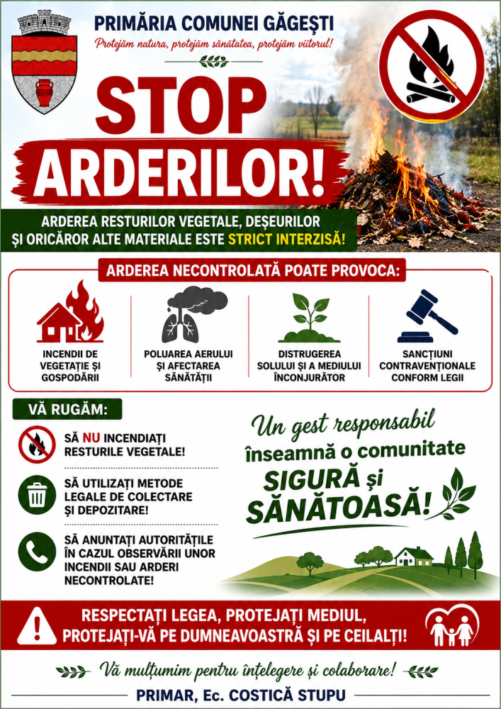 Stop arderilor!